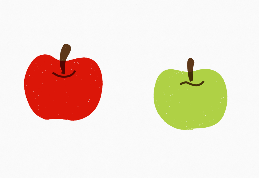 red-apple-green-apple