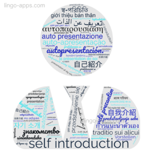 self introduction in different languages