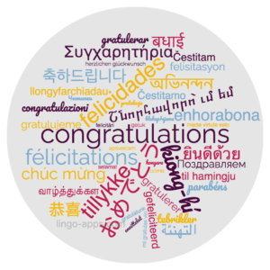Congratulations in different languages