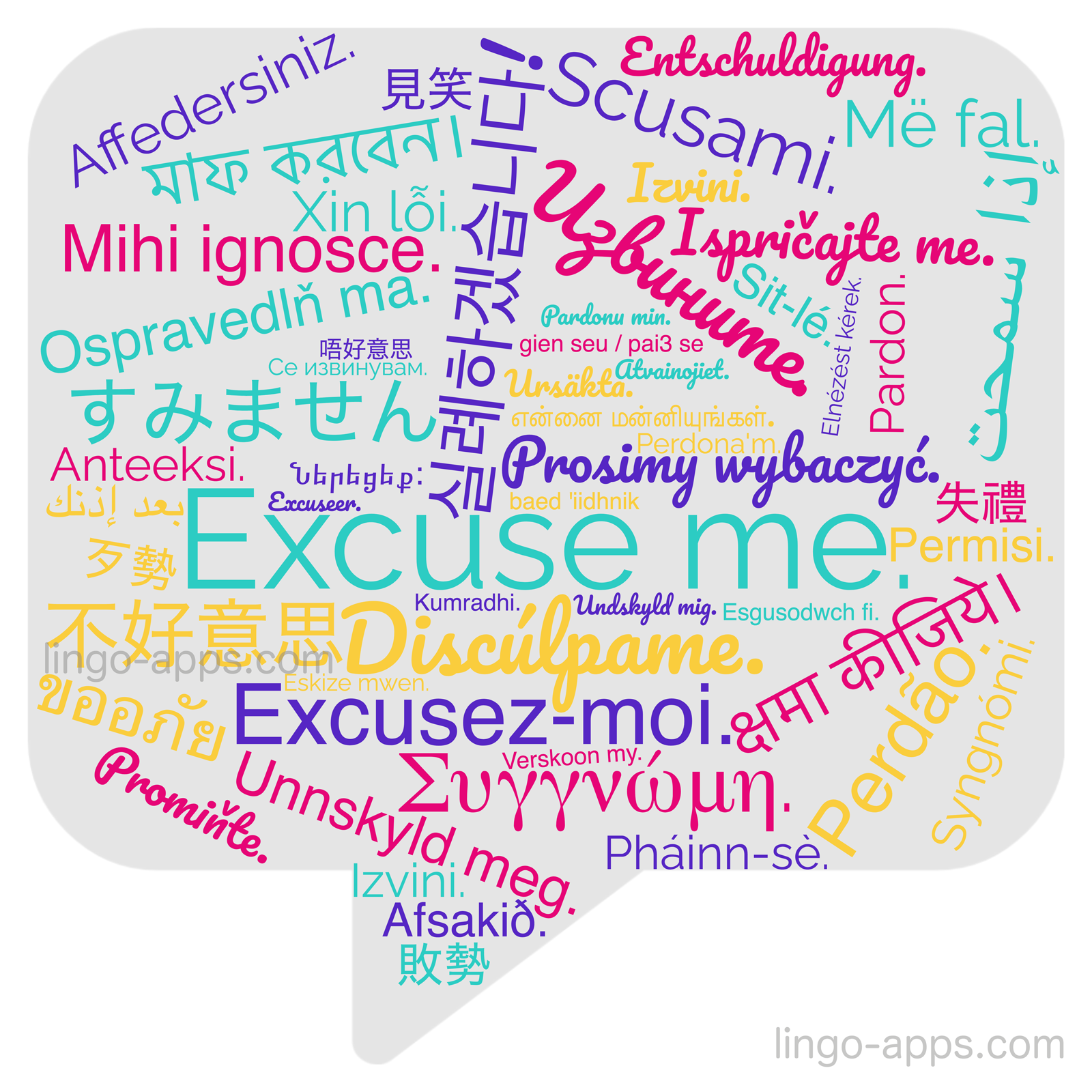 How To Say Excuse Me In 50 Different Languages LingoCards Top 